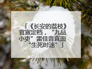 《长安的荔枝》官宣定档，“九品小吏”雷佳音直面“生死时速”