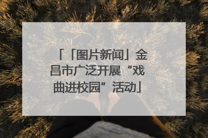 「图片新闻」金昌市广泛开展“戏曲进校园”活动