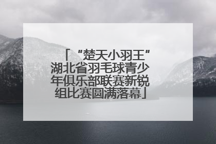 “楚天小羽王”湖北省羽毛球青少年俱乐部联赛新锐组比赛圆满落幕