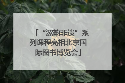 “漯韵非遗”系列课程亮相北京国际图书博览会
