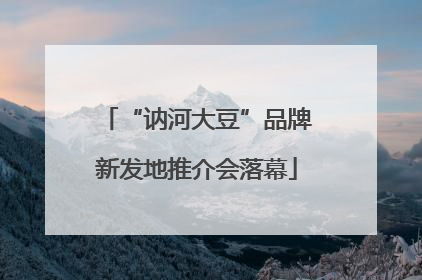 “讷河大豆”品牌新发地推介会落幕