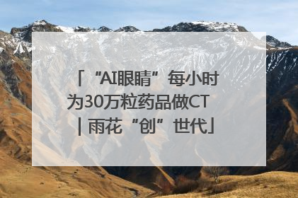 “AI眼睛”每小时为30万粒药品做CT｜雨花“创”世代
