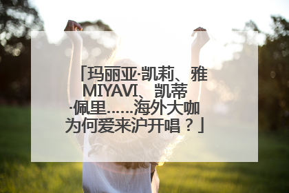 玛丽亚·凯莉、雅MIYAVI、凯蒂·佩里……海外大咖为何爱来沪开唱？
