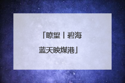 瞭望丨碧海蓝天映煤港