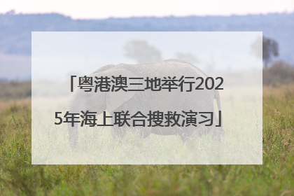 粤港澳三地举行2025年海上联合搜救演习