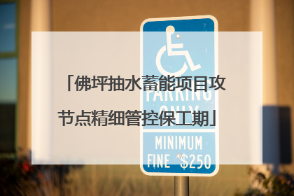 佛坪抽水蓄能项目攻节点精细管控保工期