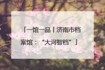 一馆一品丨济南市档案馆：“大河智档”