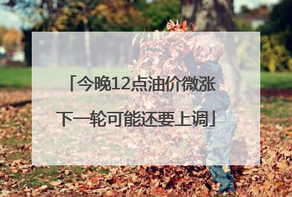 今晚12点油价微涨 下一轮可能还要上调