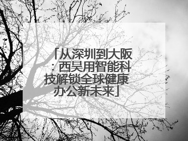 从深圳到大阪：西昊用智能科技解锁全球健康办公新未来