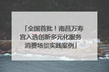 全国首批！南昌万寿宫入选创新多元化服务消费场景实践案例