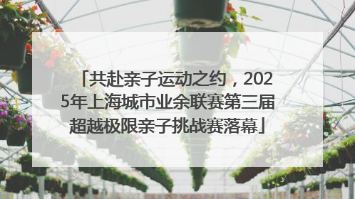 共赴亲子运动之约，2025年上海城市业余联赛第三届超越极限亲子挑战赛落幕