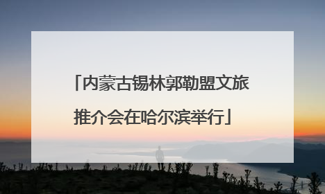 内蒙古锡林郭勒盟文旅推介会在哈尔滨举行