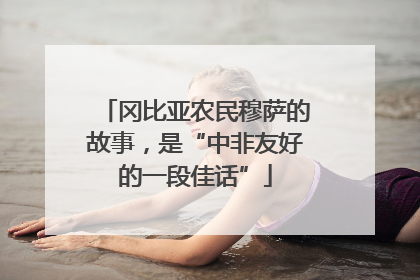 冈比亚农民穆萨的故事，是“中非友好的一段佳话”
