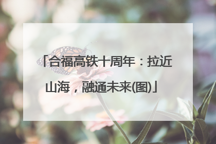 合福高铁十周年：拉近山海，融通未来(图)