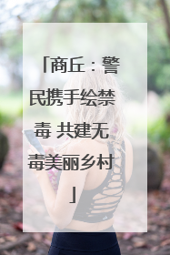 商丘：警民携手绘禁毒 共建无毒美丽乡村