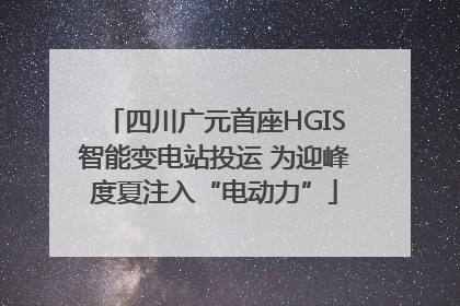 四川广元首座HGIS智能变电站投运 为迎峰度夏注入“电动力”