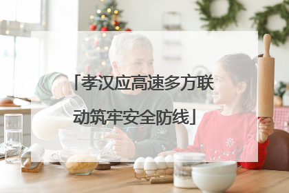 孝汉应高速多方联动筑牢安全防线