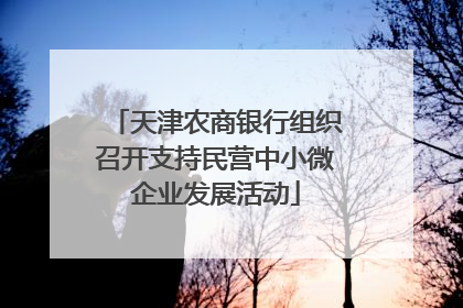 天津农商银行组织召开支持民营中小微企业发展活动