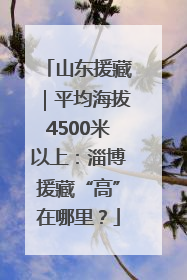 山东援藏｜平均海拔4500米以上：淄博援藏“高”在哪里？