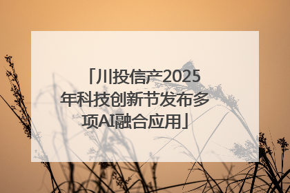 川投信产2025年科技创新节发布多项AI融合应用