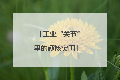 工业“关节”里的硬核突围