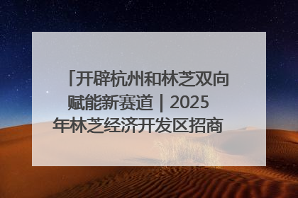 开辟杭州和林芝双向赋能新赛道｜2025年林芝经济开发区招商引资（杭州）推介展销活动在杭举办