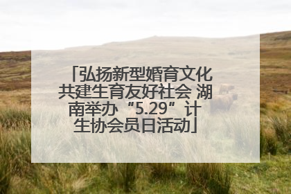 弘扬新型婚育文化 共建生育友好社会 湖南举办“5.29”计生协会员日活动