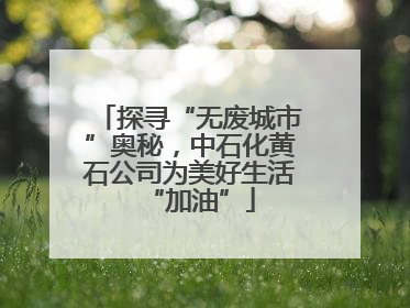 探寻“无废城市”奥秘，中石化黄石公司为美好生活“加油”