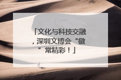 文化与科技交融，深圳文博会“徽”常精彩！