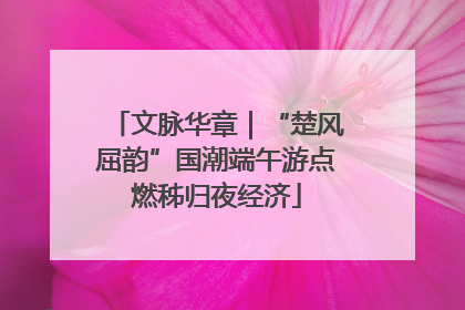 文脉华章｜“楚风屈韵”国潮端午游点燃秭归夜经济