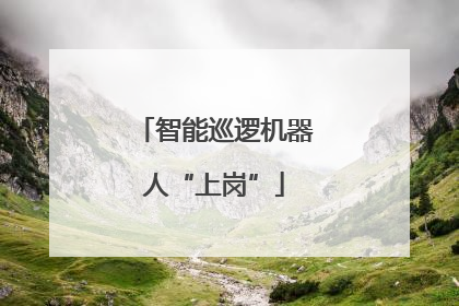 智能巡逻机器人“上岗”