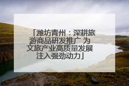 潍坊青州：深耕旅游商品研发推广 为文旅产业高质量发展注入强劲动力