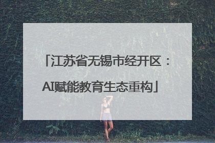 江苏省无锡市经开区：AI赋能教育生态重构
