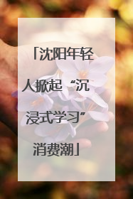 沈阳年轻人掀起“沉浸式学习”消费潮