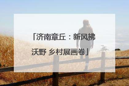 济南章丘：新风拂沃野 乡村展画卷