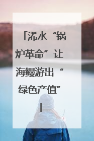 浠水“锅炉革命”让海鳗游出“绿色产值”