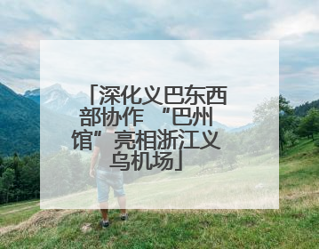 深化义巴东西部协作 “巴州馆”亮相浙江义乌机场