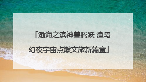 渤海之滨神兽腾跃 渔岛幻夜宇宙点燃文旅新篇章