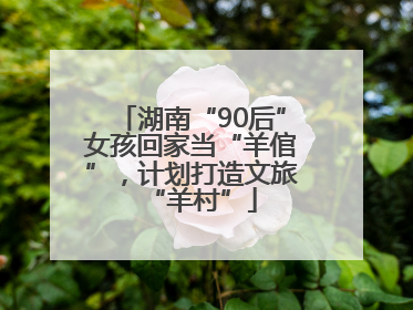 湖南“90后”女孩回家当“羊倌”，计划打造文旅“羊村”