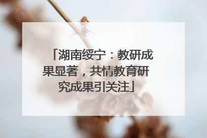 湖南绥宁：教研成果显著，共情教育研究成果引关注