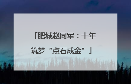 肥城赵同军：十年筑梦“点石成金”