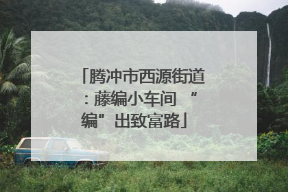 腾冲市西源街道：藤编小车间 “编”出致富路