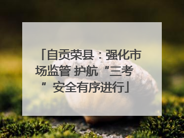 自贡荣县:强化市场监管 护航“三考”安全有序进行