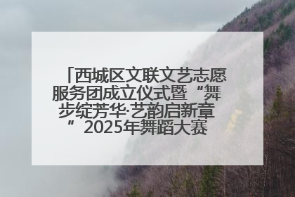 西城区文联文艺志愿服务团成立仪式暨“舞步绽芳华·艺韵启新章”2025年舞蹈大赛展演圆满举办