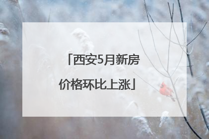 西安5月新房价格环比上涨