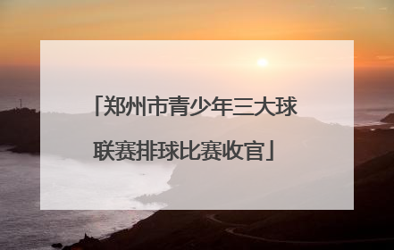 郑州市青少年三大球联赛排球比赛收官