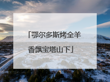 鄂尔多斯烤全羊香飘宝塔山下