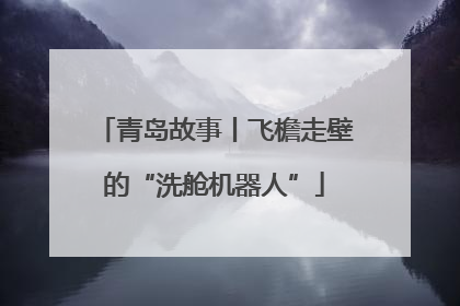 青岛故事丨飞檐走壁的“洗舱机器人”