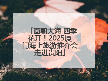 面朝大海 四季花开！2025厦门海上旅游推介会走进贵阳