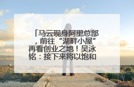 马云现身阿里总部，前往“湖畔小屋”再看创业之地！吴泳铭：接下来将以饱和式投入的打法，聚焦于几大核心战役